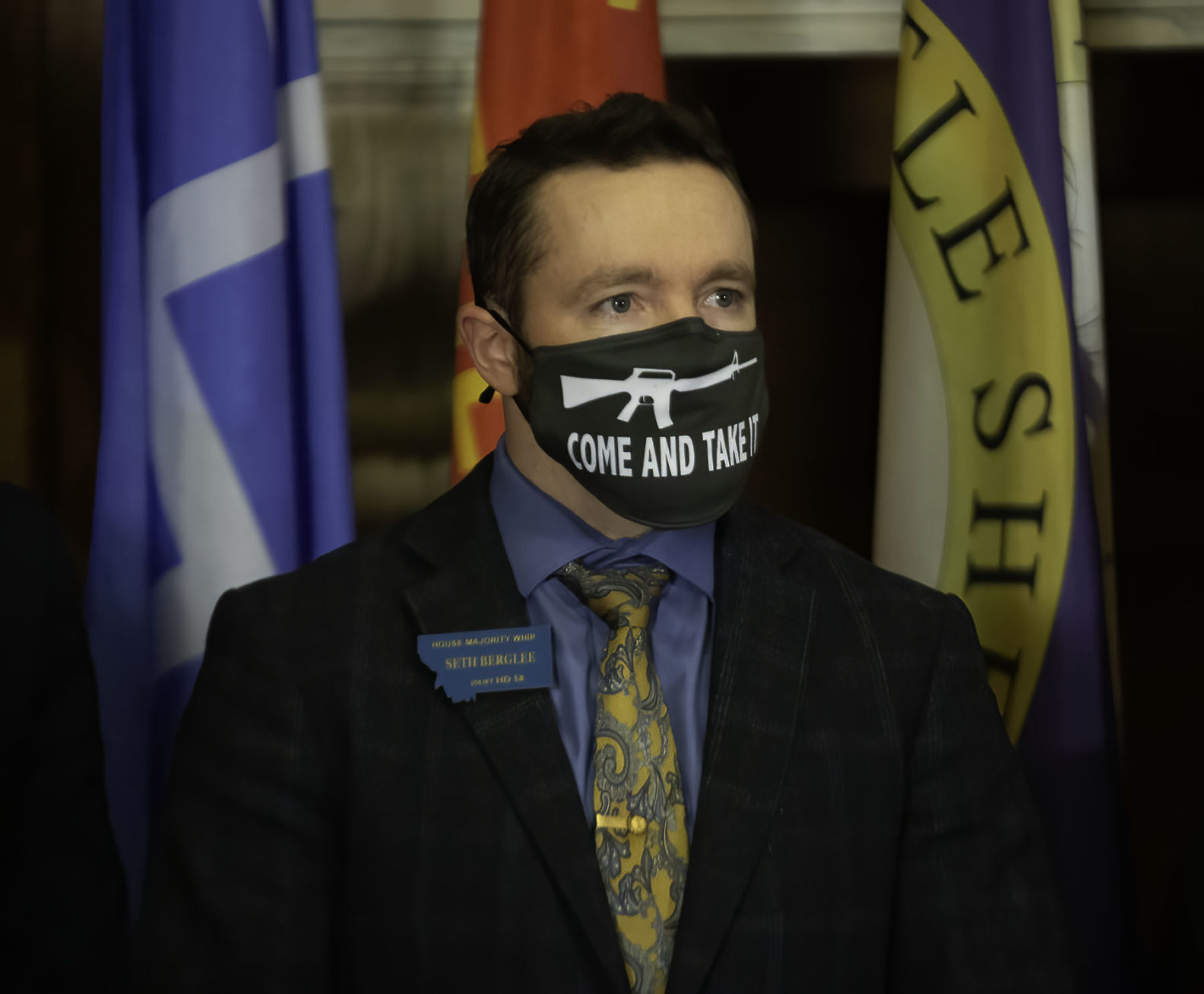Sponsor of House Bill 102, Rep. Seth Berglee, R-Joliet